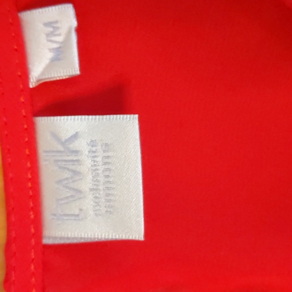 TWIK* babydoll peplum short sleeve round neck keyhole button close blouse - Picture 7 of 11